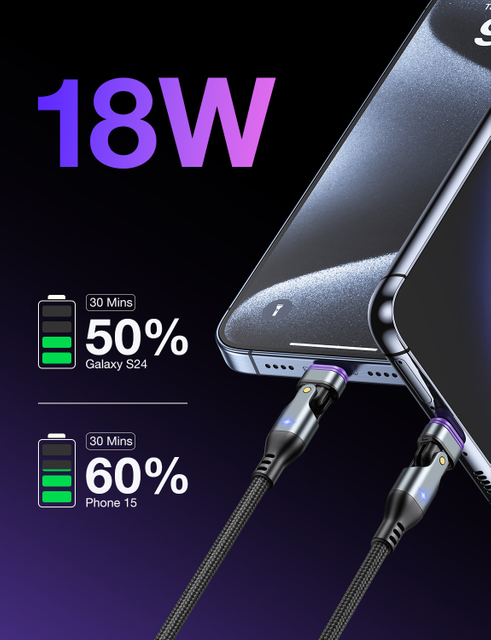 16PIN 18W Magnetic Charging Cable