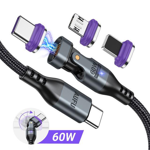 16PIN 60W Magnetic Charging Cable