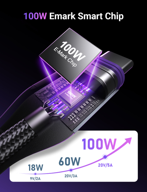 16Pin 100W Magnetic Charging Cable